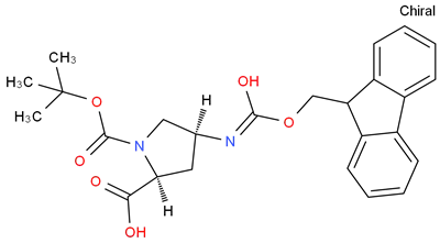 (4S)-4-N-Fmoc-ammino-1-Boc-L-prolina CAS 174148-03-9