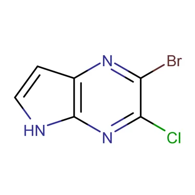 2-Bromo-3-cloro-5H-pirrolo[2,3-b]pirazina CAS 1569514-98-2
